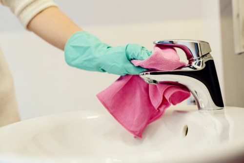 Carpet cleaning quote discussion for a residential property in Friern Barnet