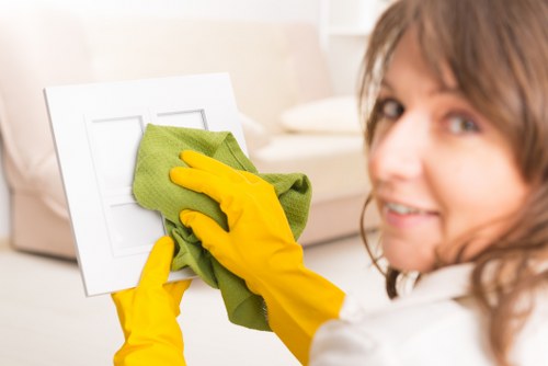 Recycling and waste separation materials linked to North London cleaning services